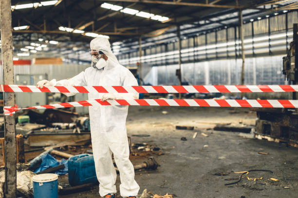 Professional Biohazard technician working in Port Edwards, WI